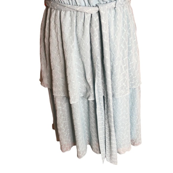 Gal Meets Glam Helena Blue Ruffle Dress Julia Berolzheimer | 8 - Picture 11 of 12